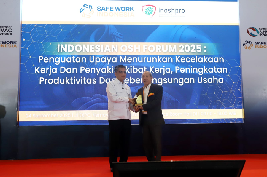 Menteri Ketenagakerjaan Prof. Yassierli, Ph.D DAN Ketua Advisory Board INOSHPRO Prof. Dr. Tan Malaka