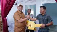 huntara karyawan Bupati Aceh Tamiang, Irjen Pol. (P) Drs. Armia Pahmi, MH meresmikan 66 unit hunian sementara (huntara) Kampung Kebun Tanah Terban, Kecamatan Karang Baru pada Selasa, (19/5/26). (Foto : Pemkab Aceh Tamiang)