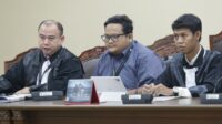 Pemohon beserta Kuasanya saat Sidang Pemeriksaan Pendahuluan Perkara Nomor 192/PUU-XXIV/2026 Pengujian Materiil Lampiran Undang-Undang Nomor 6 Tahun 2023 tentang Penetapan Peraturan Pemerintah Pengganti Undang-Undang Nomor 2 Tahun 2022 tentang Cipta Kerja Menjadi Undang-Undang, Kamis (11/6/2026). (Foto : dok. MK RI) Pemohon beserta Kuasanya saat Sidang Pemeriksaan Pendahuluan Perkara Nomor 192/PUU-XXIV/2026 Pengujian Materiil Lampiran Undang-Undang Nomor 6 Tahun 2023 tentang Penetapan Peraturan Pemerintah Pengganti Undang-Undang Nomor 2 Tahun 2022 tentang Cipta Kerja Menjadi Undang-Undang, Kamis (11/6/2026). (Foto : dok. MK RI)