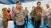 menkes kapolri Menteri Kesehatan RI Budi Gunadi Sadikin menghadiri kegiatan Launching Cek Kesehatan Gratis (CKG) di FKTP Polri dan Bakti Kesehatan di Rumah Sakit Bhayangkara Tk. III Lemdiklat Polri, Jakarta, Selasa (23/6/2026). (Foto : dok. Kemenkes)