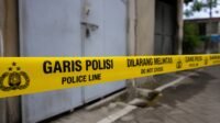 garis polisi Ilustrasi penyelidikan polisi.