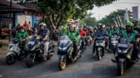 ojol Konvoi pengemudi ojek online (Online). (Foto : jemberkab.go.id)